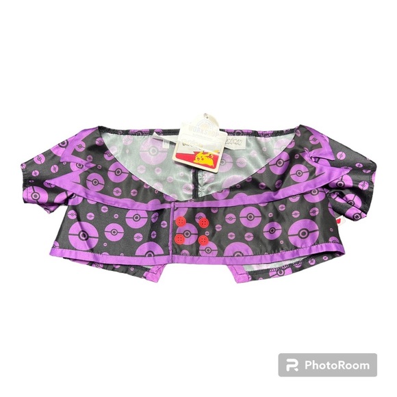 GENGAR Build-A-Bear Pokémon Coat Jacket Cape NEW - Picture 1 of 4
